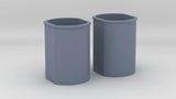 1/96 USS Baltimore (CA-68) Aft Main Deck 20mm Tub Set (2pcs)