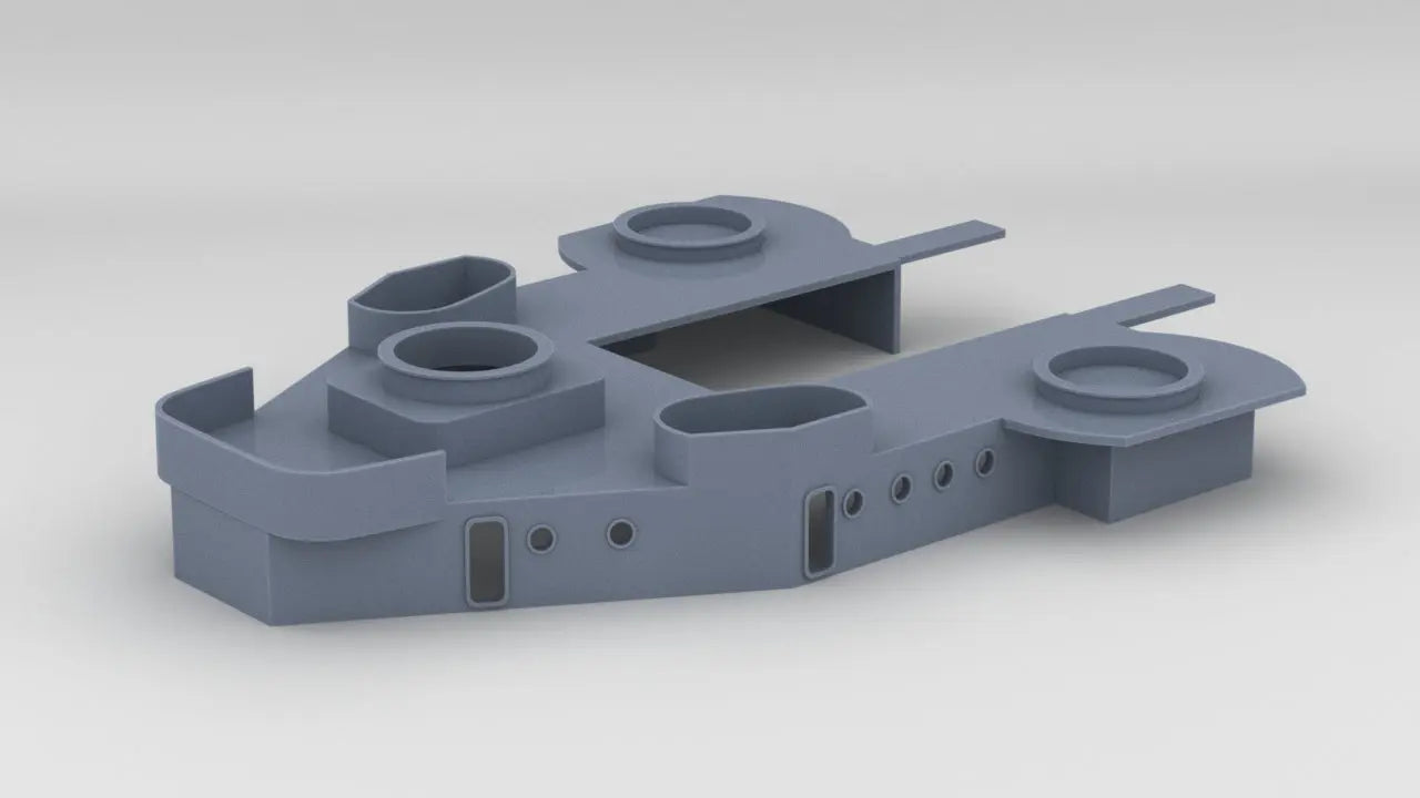 1/96 USS Baltimore (CA-68) Forward Deck 1 - distefan 3d print