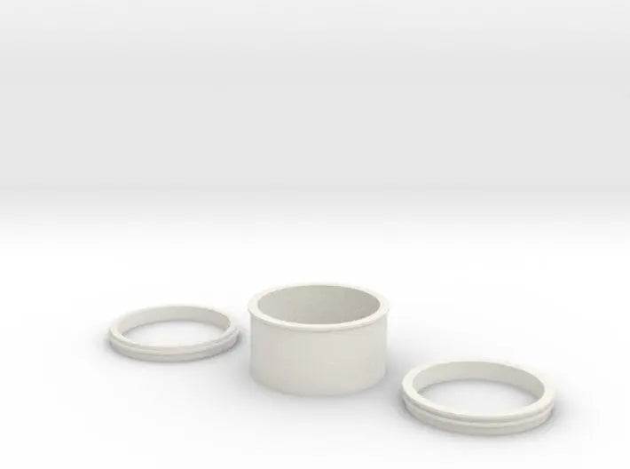 1/96 USS Baltimore main turret barbettes set - distefan 3d print