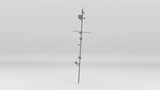 1/96 USS Cecil J. Doyle Main Mast