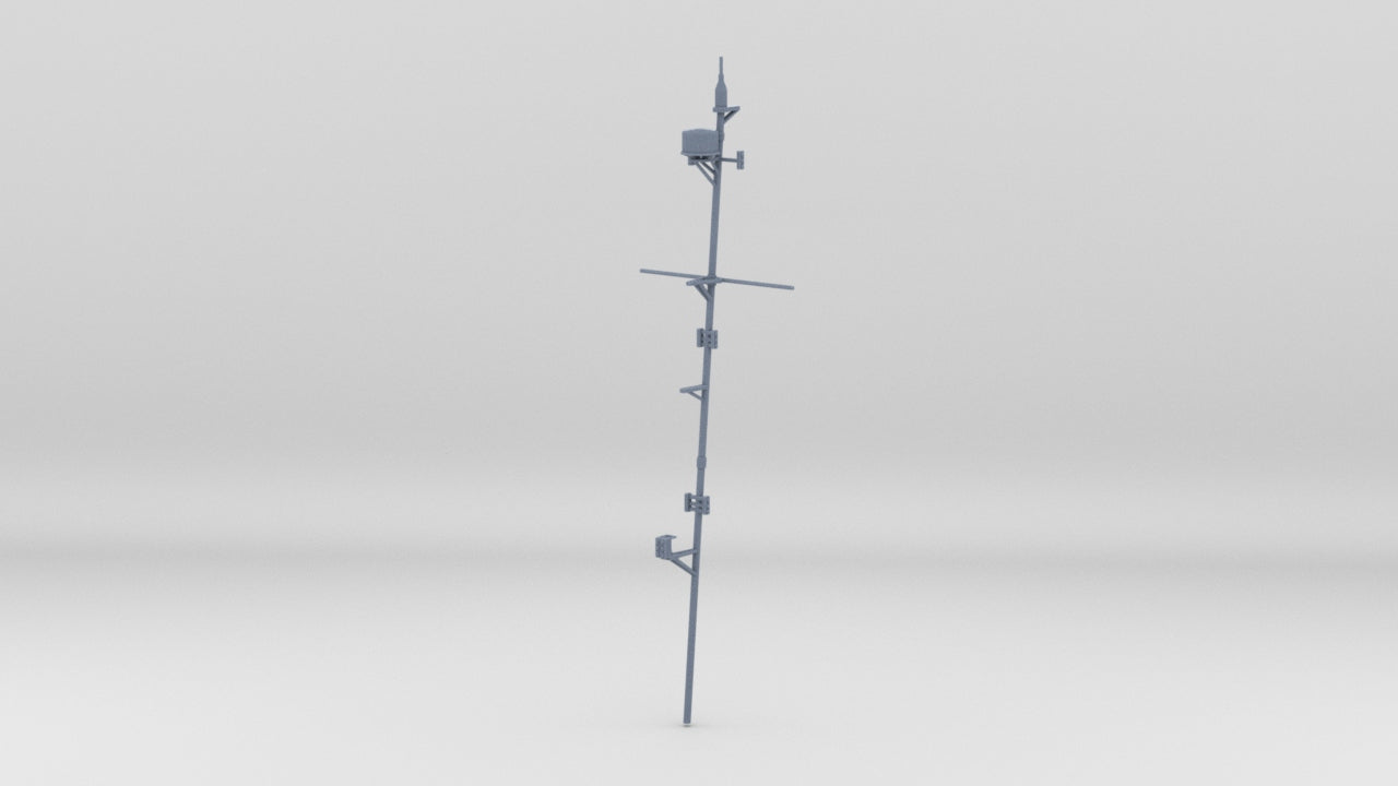 1/96 USS Cecil J. Doyle Main Mast - distefan 3d print