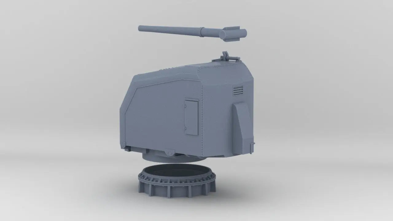 1/96 USS Cecil J. Doyle Stern 5"/38 Cal. Gun Mount - distefan 3d print