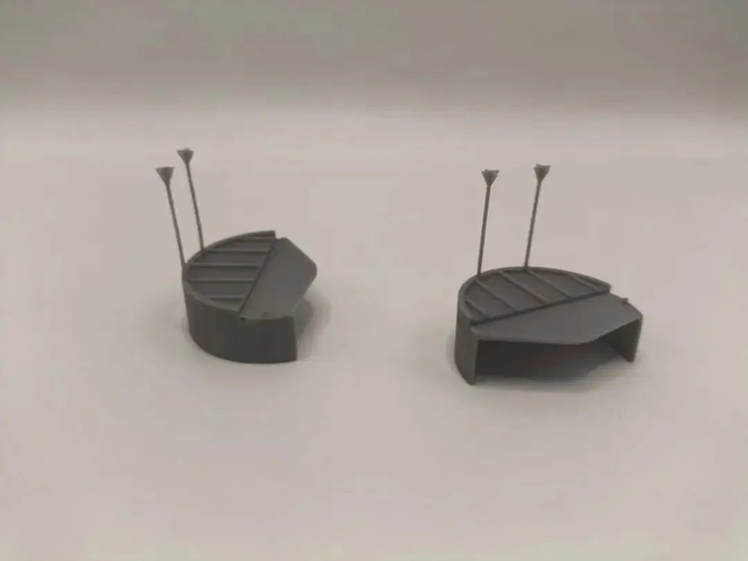 1/96 USS Fletcher 20mm Tubs (Round Bridge) Set (2pcs) - distefan 3d print – alternate view