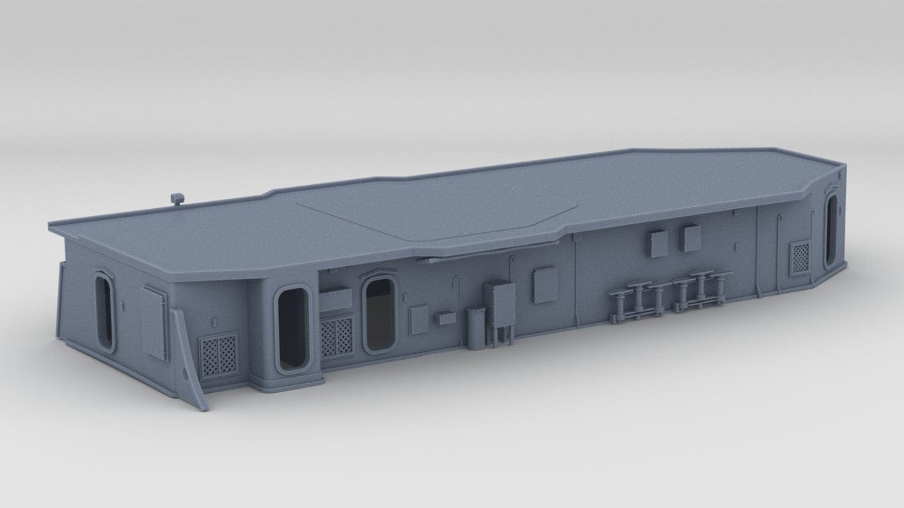 1/96 USS Fletcher Structure Aft Deck 1 - distefan 3d print