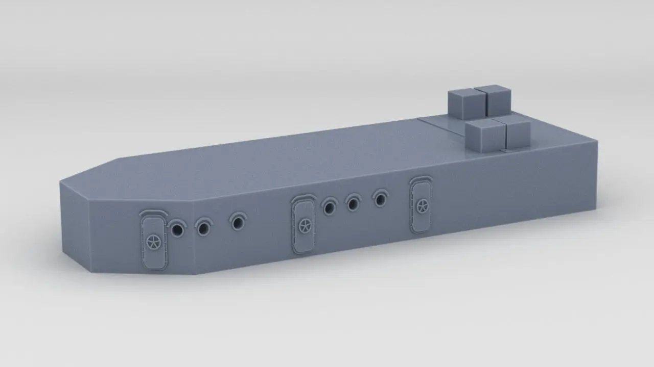 1/96 USS Indianapolis (CA-35) Aft Deck 1 - distefan 3d print