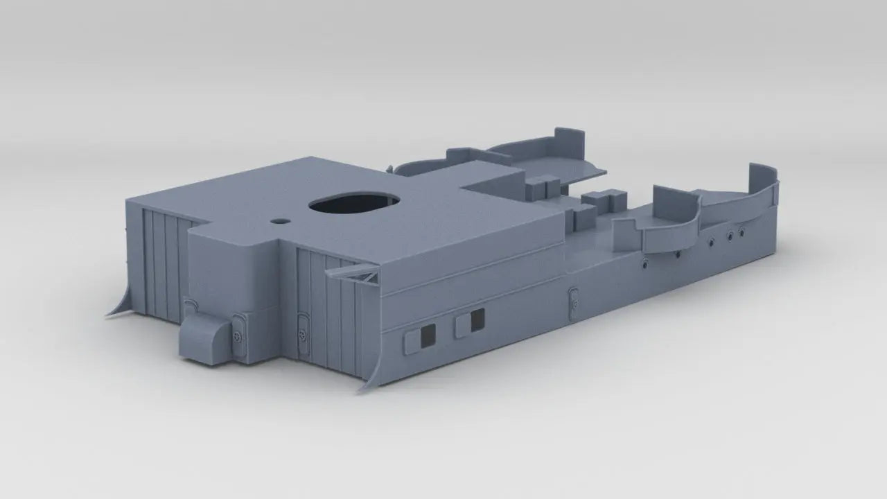 1/96 USS Indianapolis (CA-35) Amidships Deck 1 - distefan 3d print