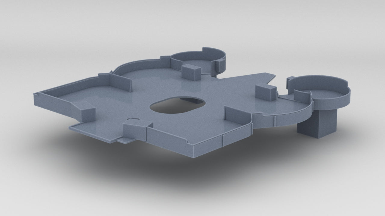 1/96 USS Indianapolis (CA-35) Amidships Deck 2 - distefan 3d print