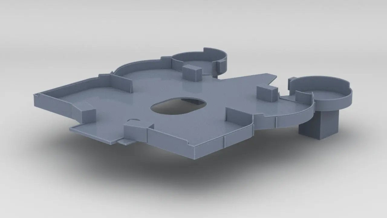 1/96 USS Indianapolis (CA-35) Amidships Deck 2 - distefan 3d print