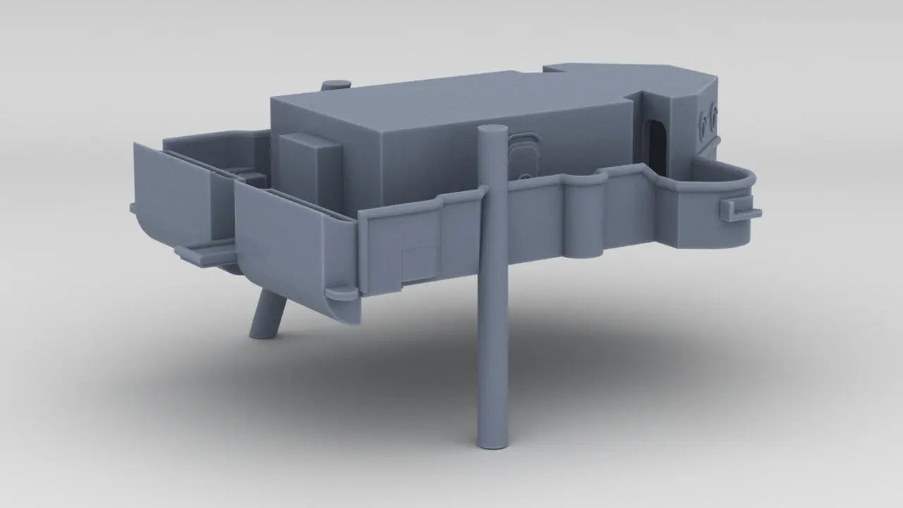 1/96 USS Indianapolis (CA-35) Forward Deck 3 - distefan 3d print