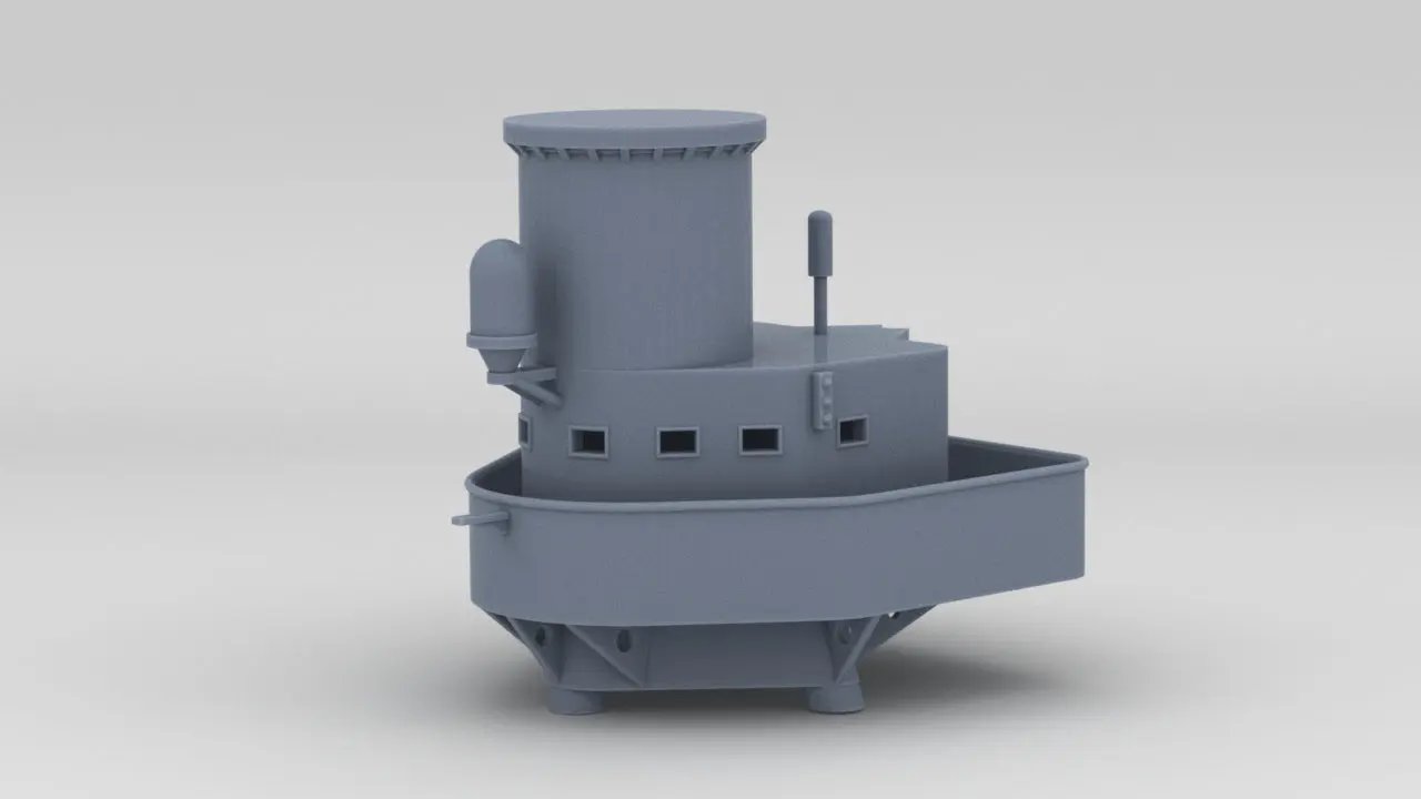 1/96 USS Indianapolis (CA-35) Forward Deck 5 - distefan 3d print