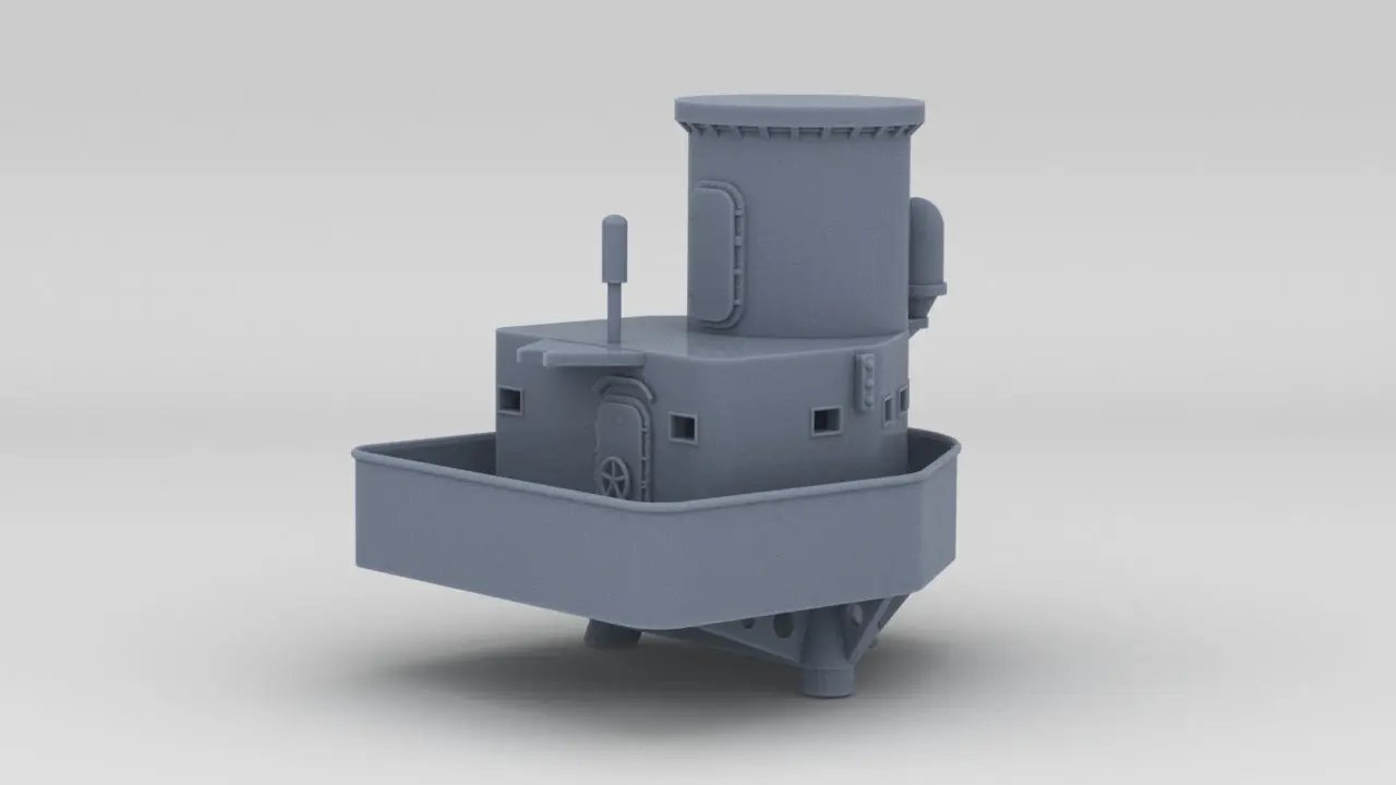 1/96 USS Indianapolis (CA-35) Forward Deck 5 - distefan 3d print