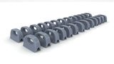 1/96 USS Iowa BB-61 Closed Chocks Set (26pcs)