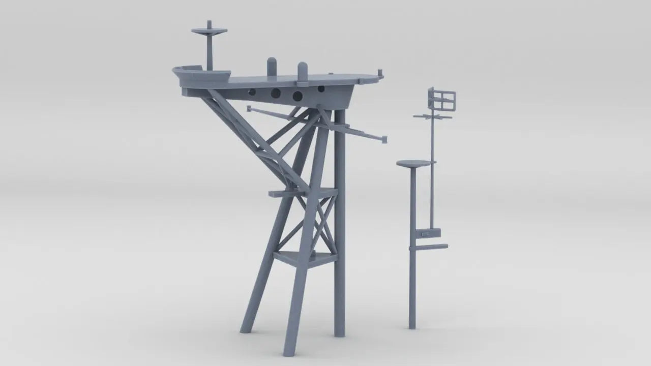 1/96 USS Shangri-La Main Mast Kit - distefan 3d print