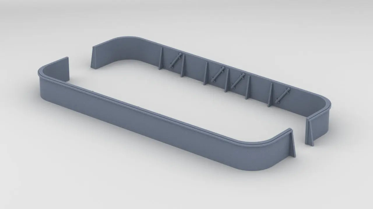 1/96 USS South Dakota (BB-57) Aft Main Deck 20mm Tubs Set - distefan 3d print