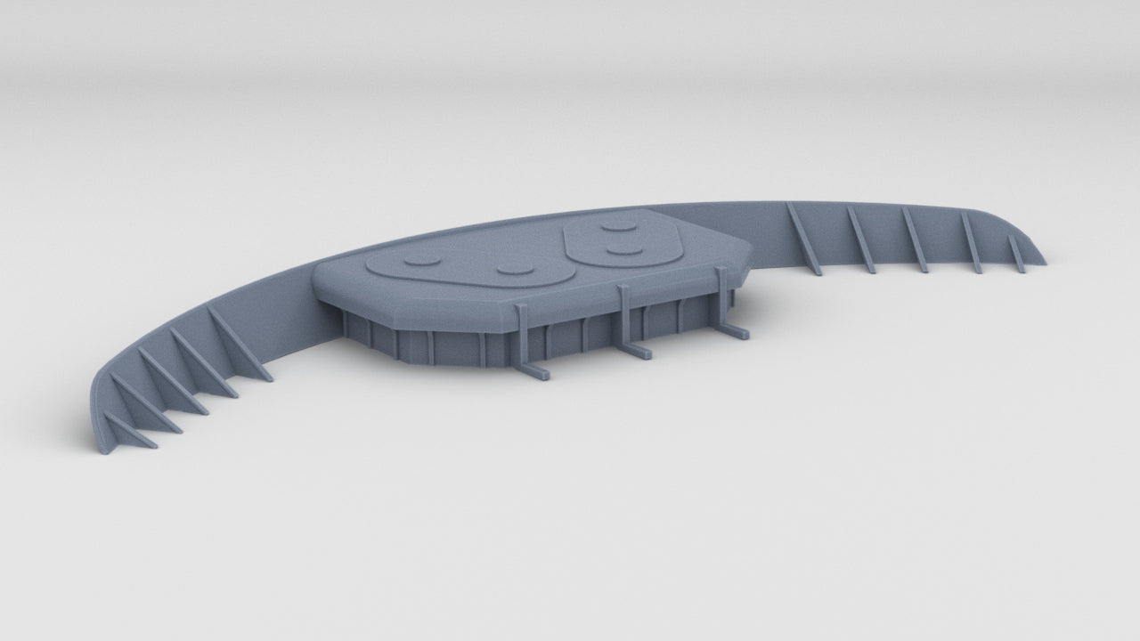 1/96 USS South Dakota (BB-57) Breakwater - distefan 3d print