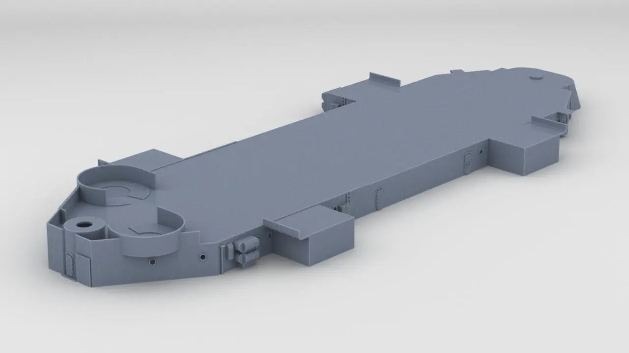 1/96 USS South Dakota (BB-57) Deck 2 - distefan 3d print