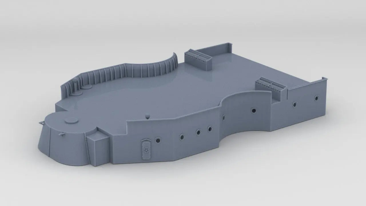 1/96 USS South Dakota (BB-57) Forward Deck 3 - distefan 3d print