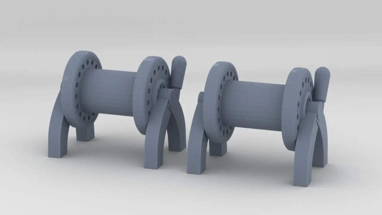 1/96 USS Sub Chaser Rope Reel Set (2pcs) - distefan 3d print