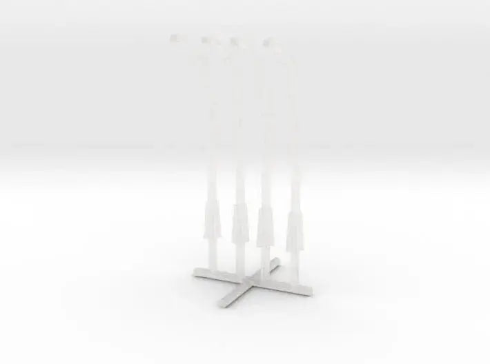 1/96 USS Sub Chaser boat davits set 4pcs - distefan 3d print