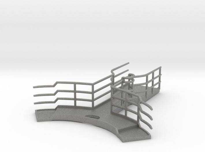1/96 Bismarck admirals bridge foremast platform - distefan 3d print