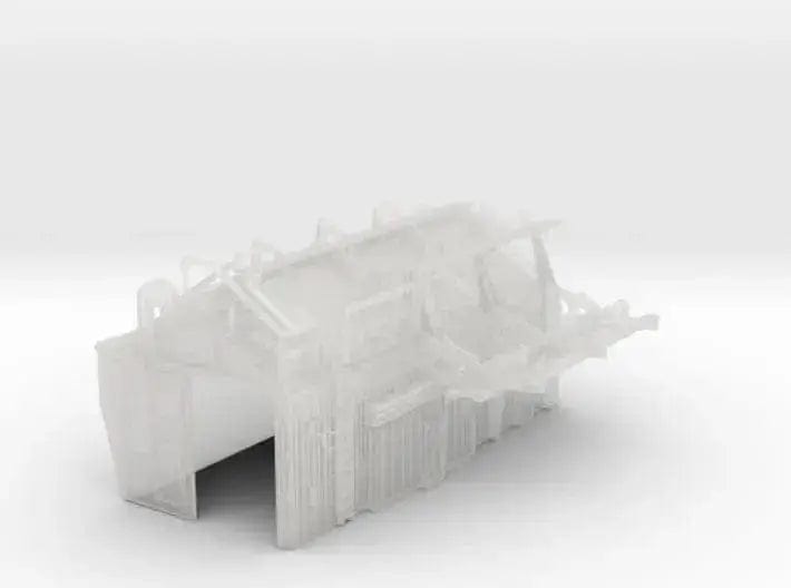 1/96 Bismarck hangar port - distefan 3d print