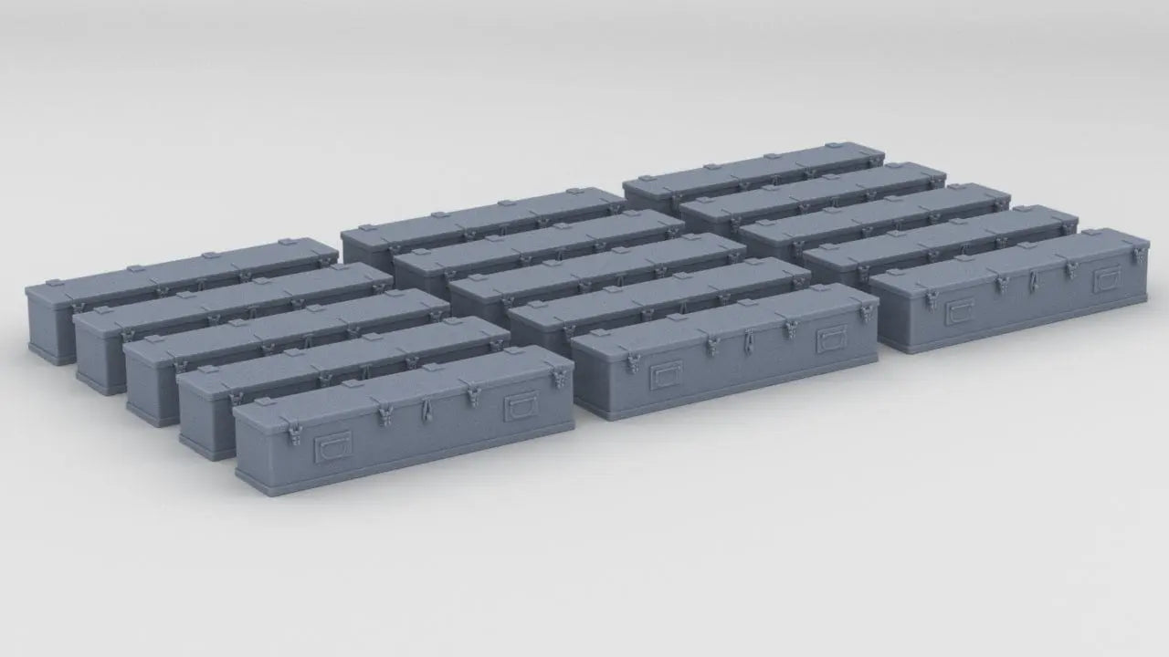 1/96 DKM 20mm Ammo Locker Set (15pcs) - distefan 3d print