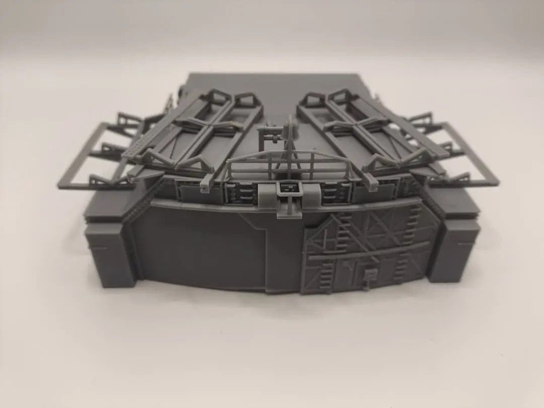 1/96 DKM Bismarck Aft Double Hangar - distefan 3d print