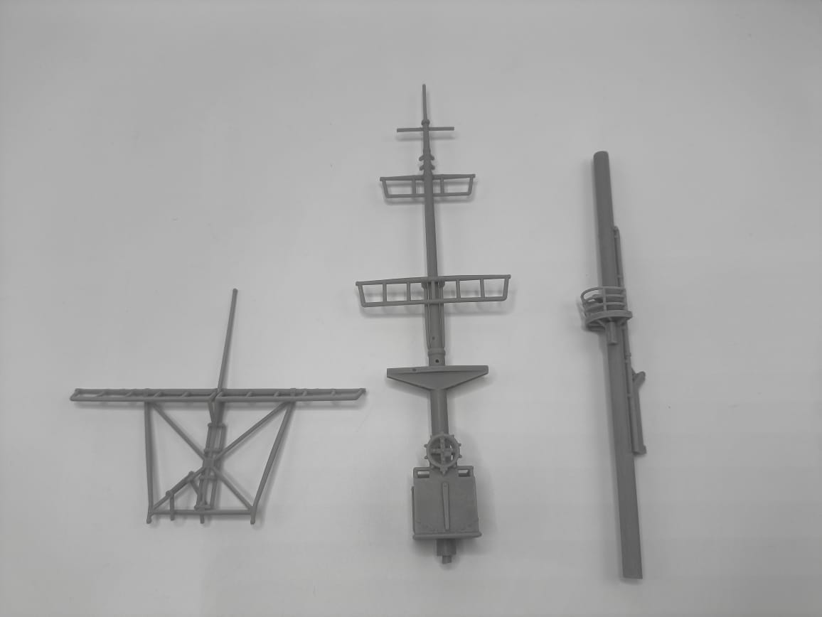 1/96 DKM Bismarck Aft Mast - distefan 3d print – alternate view