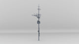 1/96 DKM Bismarck Aft Mast