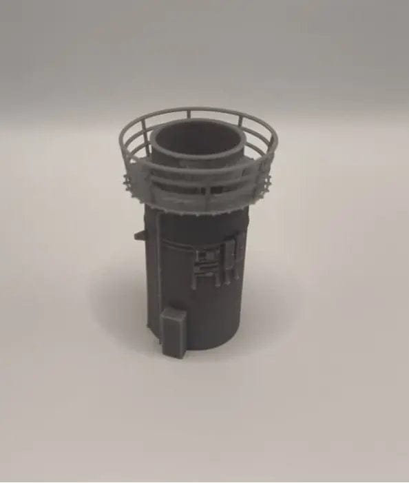 1/96 DKM Bismarck Aft Rangefinder Tower - distefan 3d print