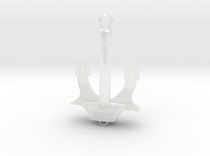 1/96 DKM Bismarck forward anchor - distefan 3d print