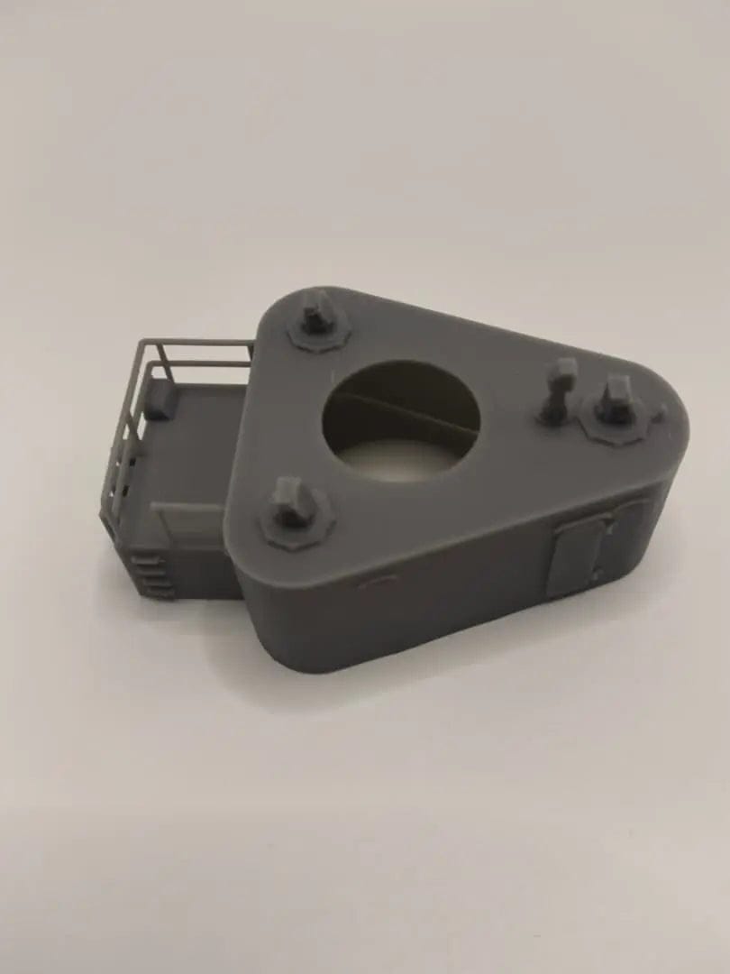 1/96 DKM Bismarck Forward Housing 10.5m RF - distefan 3d print