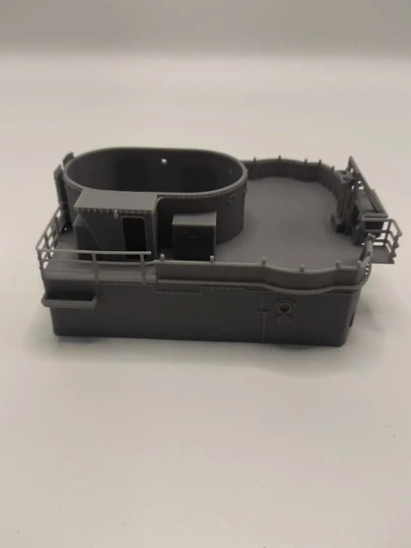 1/96 DKM Bismarck Forward Upper Mast Deck 5 - distefan 3d print