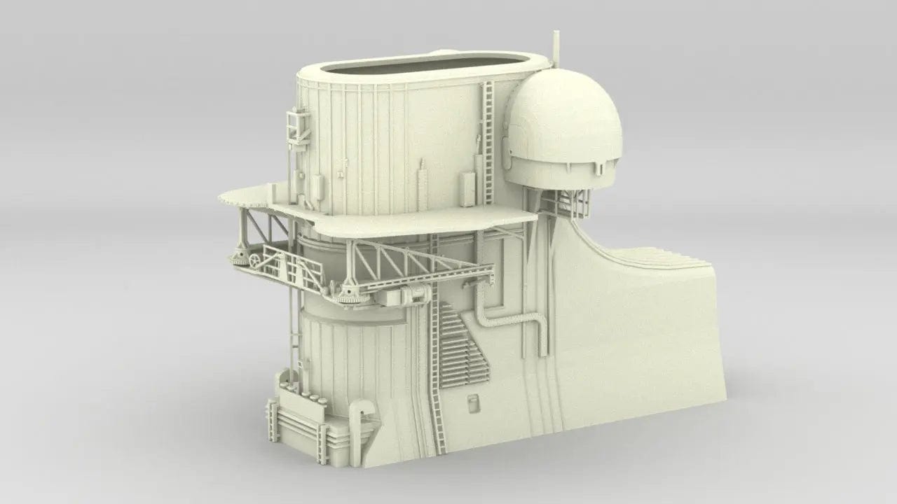 1/96 DKM Bismarck Funnel - distefan 3d print