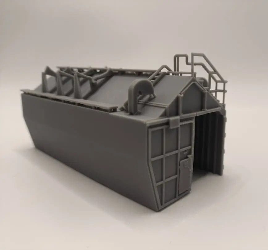 1/96 DKM Bismarck Hangar Port - distefan 3d print