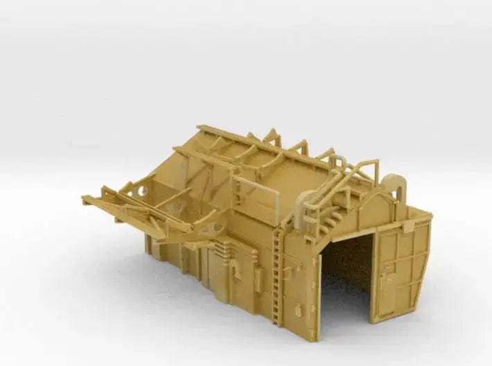 1/96 DKM Bismarck hangar starboard - distefan 3d print