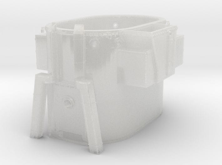 1/96 DKM Bismarck upper mast deck part 1 - distefan 3d print