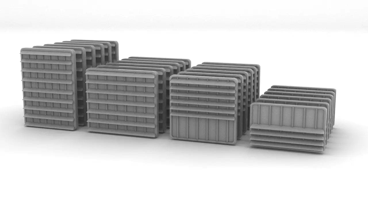 1/96 DKM Louvers 3 Set 24pcs - distefan 3d print