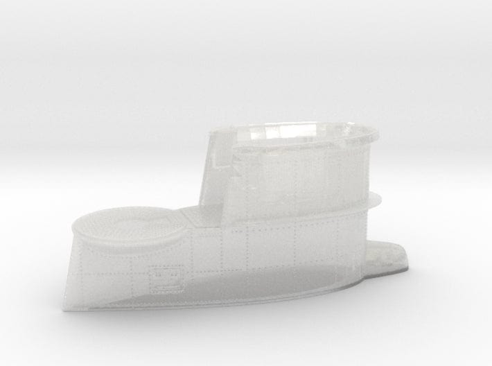 1/96 DKM U-Boot VII/C Conning Tower 3d printed