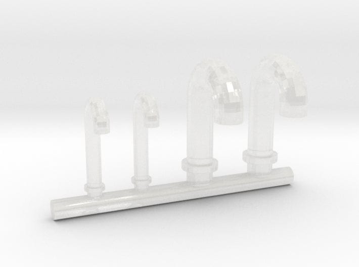 1/96 DKM ventilation tubes set - distefan 3d print