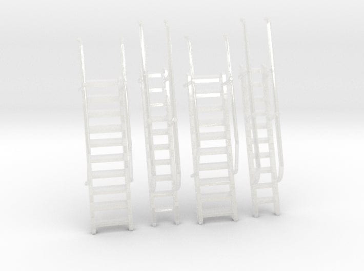 1/96 Germany typical ladders set 4pcs - distefan 3d print