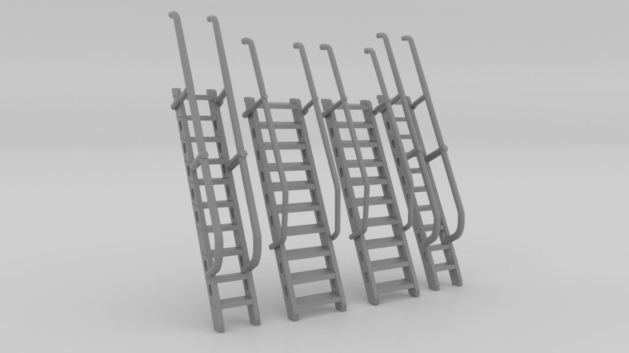 1/96 Germany Typical Ladders Set 4pcs - distefan 3d print