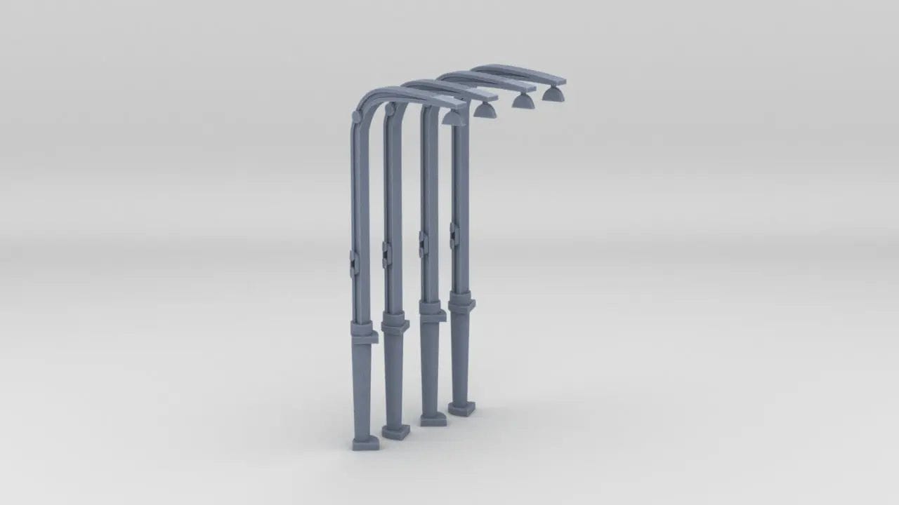 1/96 HMS Dido Admiral Boat Cranes Set (4pcs) - distefan 3d print