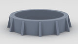 1/96 HMS Exeter 1942 Barbette for Turret 2