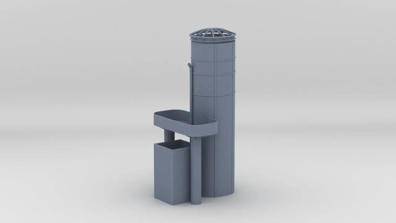 1/96 HMS Exeter Aft Funnel - distefan 3d print