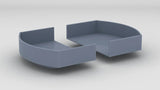 1/96 HMS Exeter Forward Gun Tub Set (2pcs)