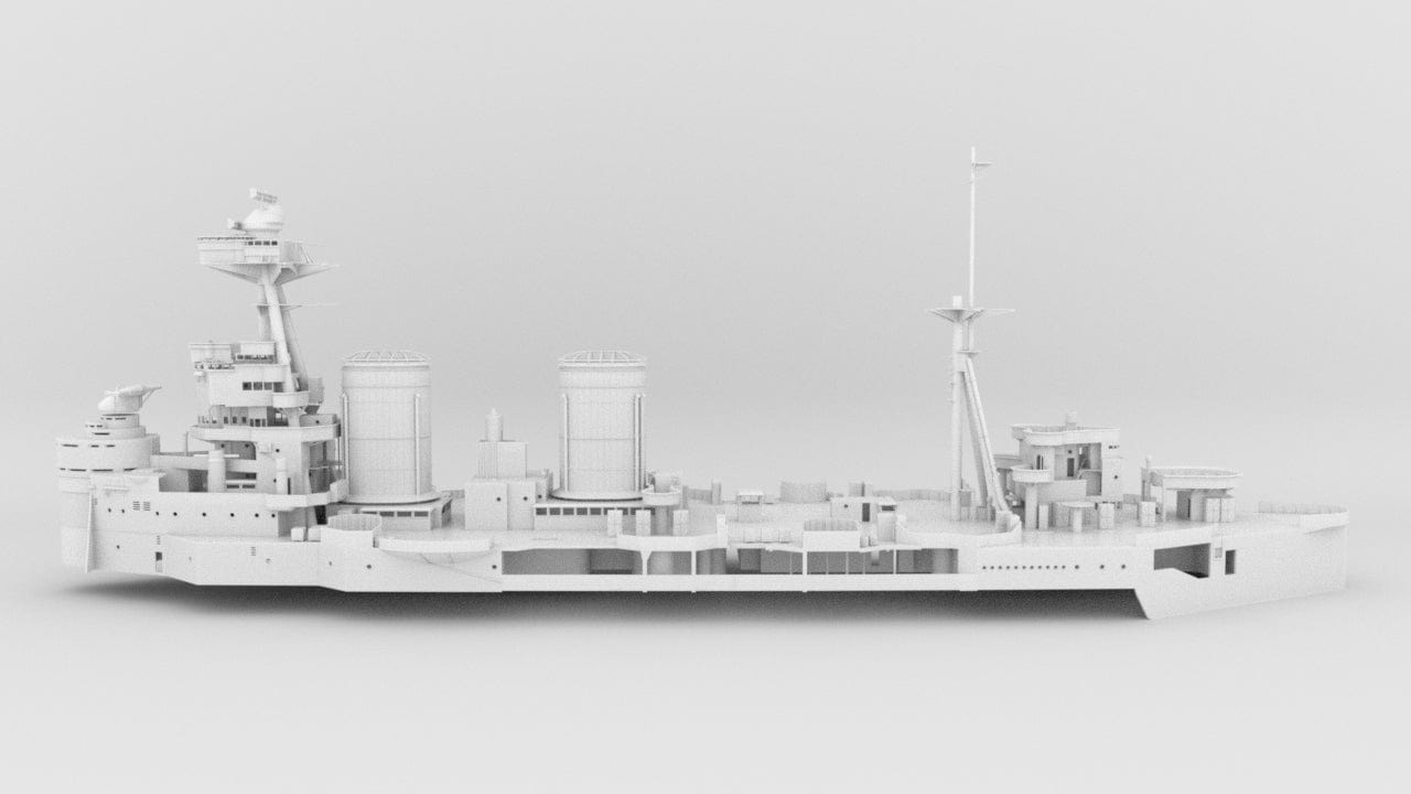 1/96 HMS Hood Battlecruiser Set - distefan 3d print