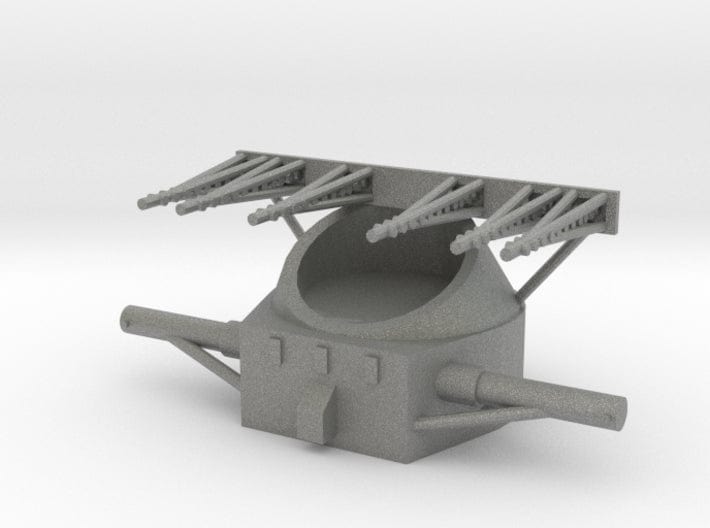 1/96 HMS Warspite 4in High Angled Control Tower - distefan 3d print