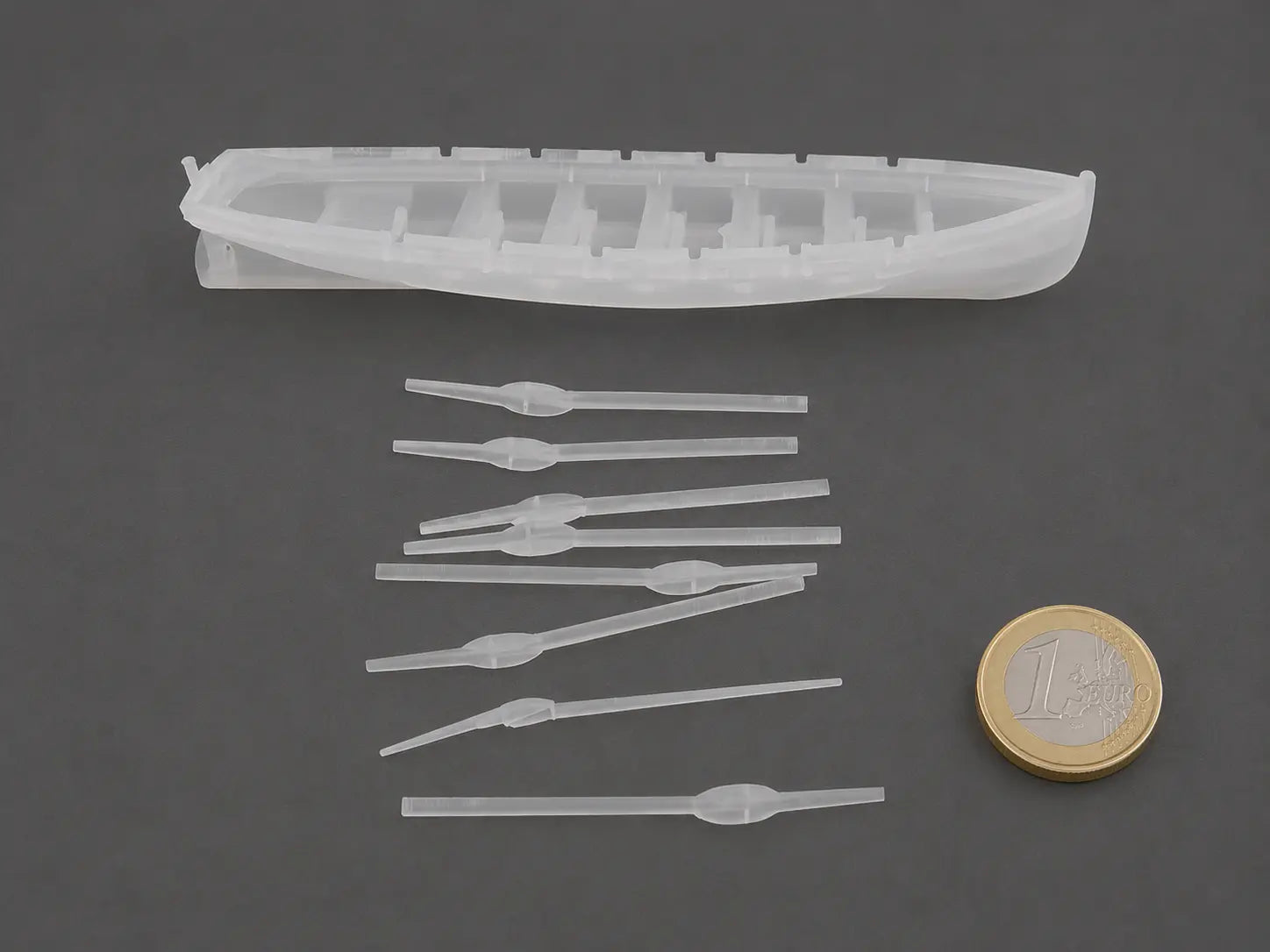 1/96 IJN 11m Cutter w/ Paddles Resin3Dinteractive – alternate view