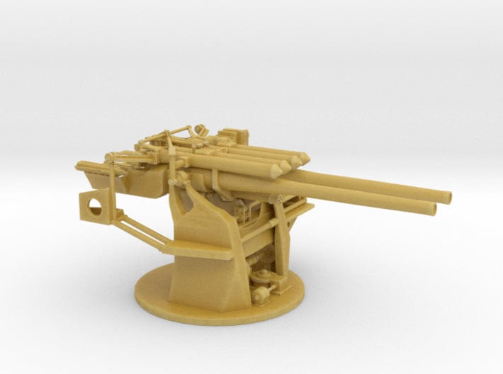 1/96 IJN 12.7 cm/40 (5") type 89 twin mount - distefan 3d print